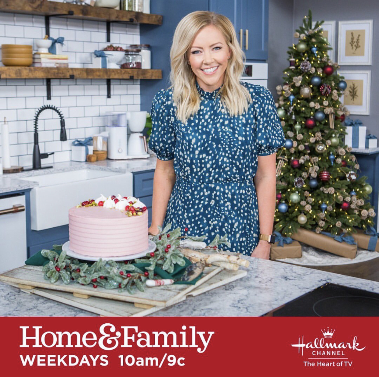Hallmark Home and Family TV: Cranberry Pistachio Cake